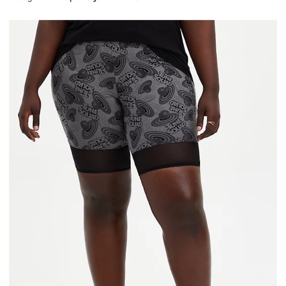 TORRID space jam 2 mesh panel bike shorts!